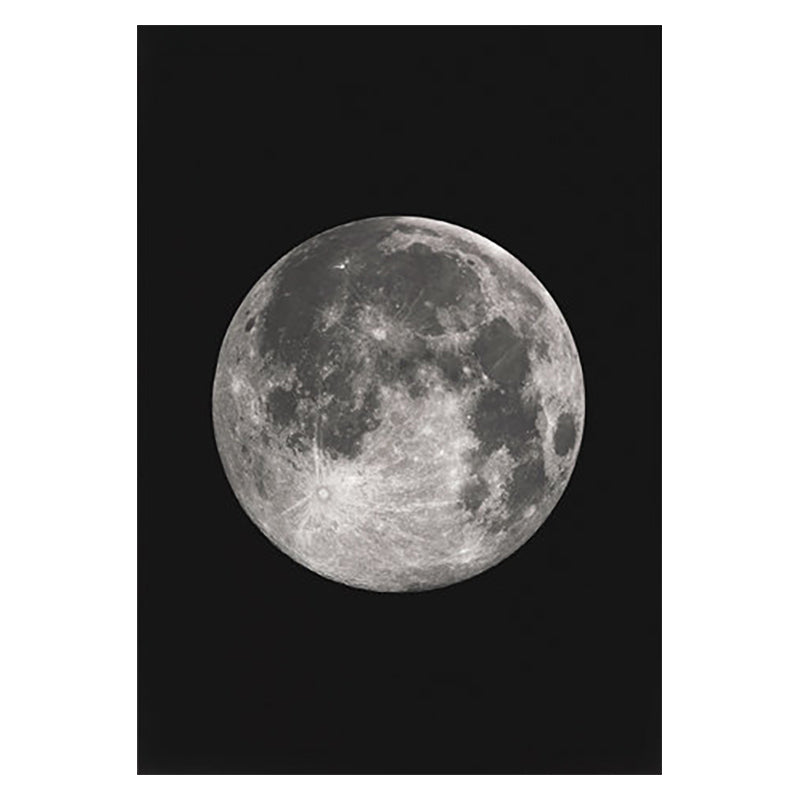 Black and White Moon Wall Art - Little Eudora
