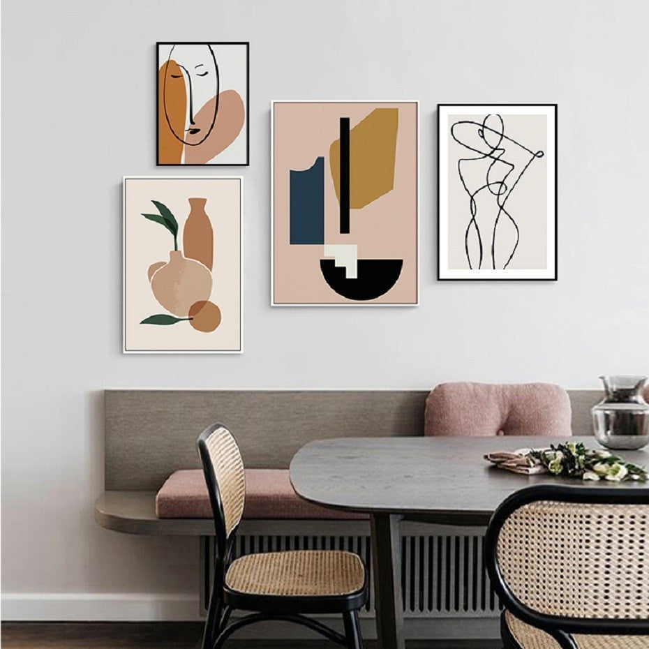 Scandinavia Nordic Geometric Abstract - Little Eudora