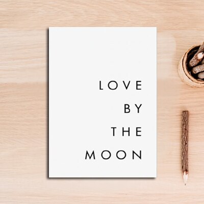 Black and White Live By The Sun Love By The Moon - Little Eudora