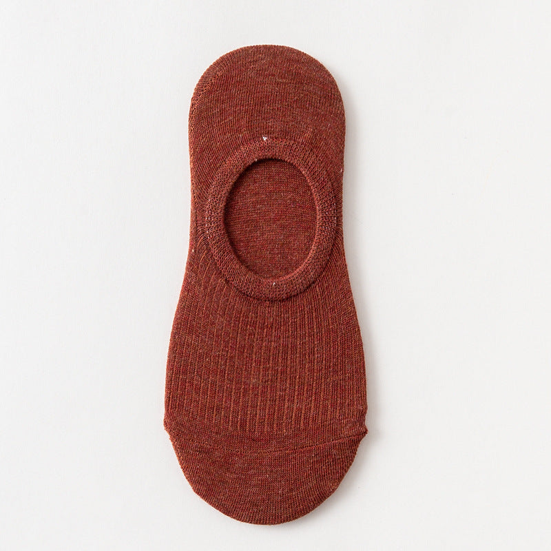 Japanese solid color Socks - 5 Pairs - Little Eudora