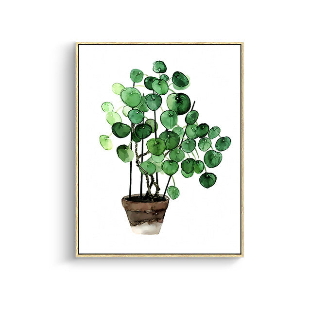 Tropical Plant Leaves Wall Art - Little Eudora
