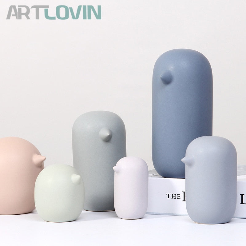 Nordic Modern Abstract Bird Figurines - Little Eudora