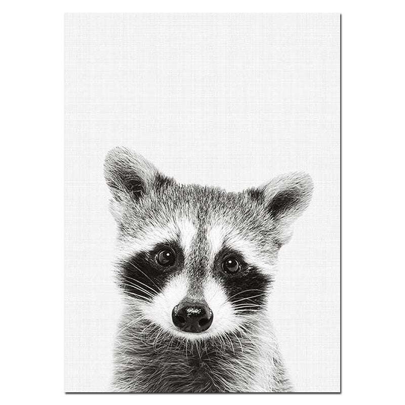 Nursery Animal Prints Cute Baby Animals - Little Eudora
