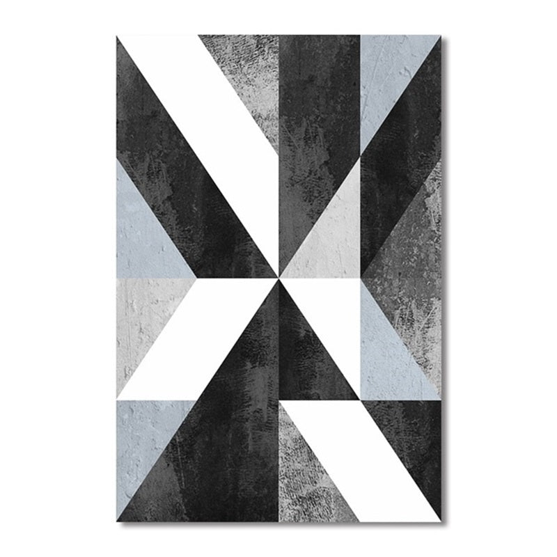 Abstract Geometric Canvas Wall Art - Little Eudora