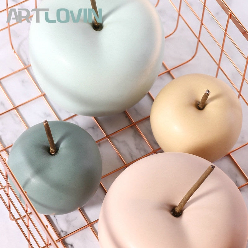 Ceramic Apple Figurines - Little Eudora