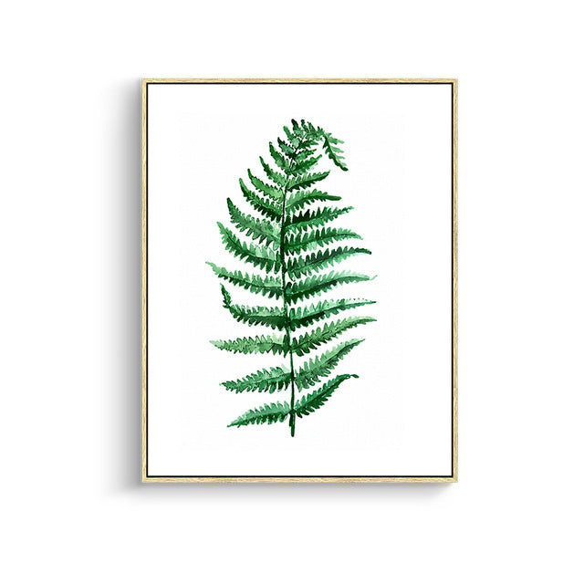 Tropical Plant Leaves Wall Art - Little Eudora