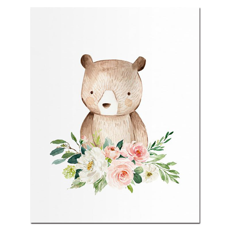 Woodland Animals Nursery Wall Art - Little Eudora