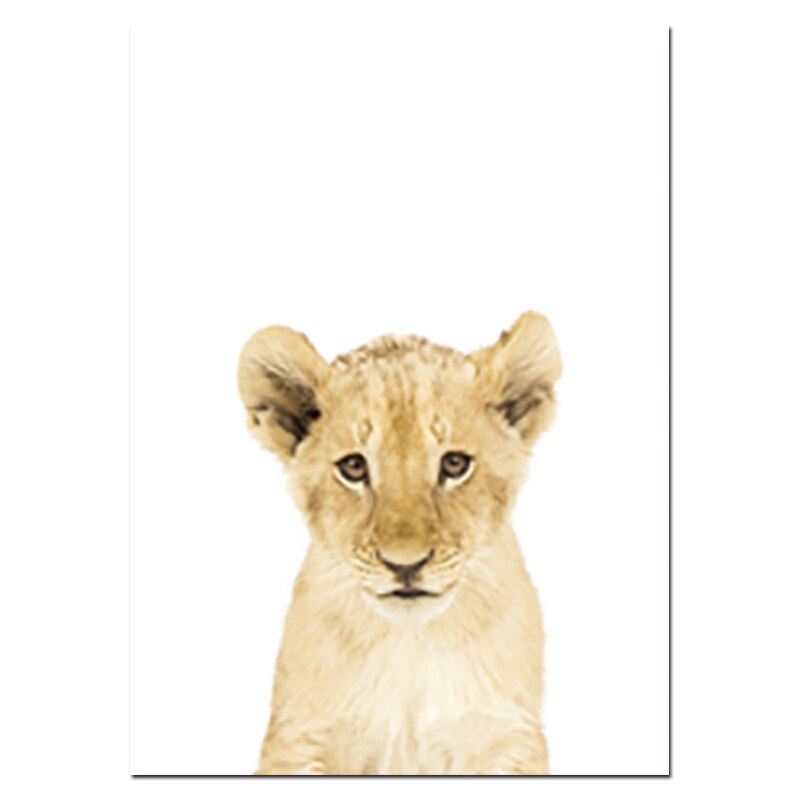 Nursery Animal Prints Cute Baby Animals - Little Eudora