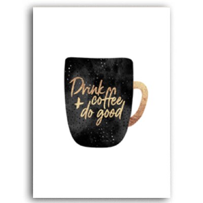 But First Coffee Colorful Cups Coffee Wall Art - Little Eudora