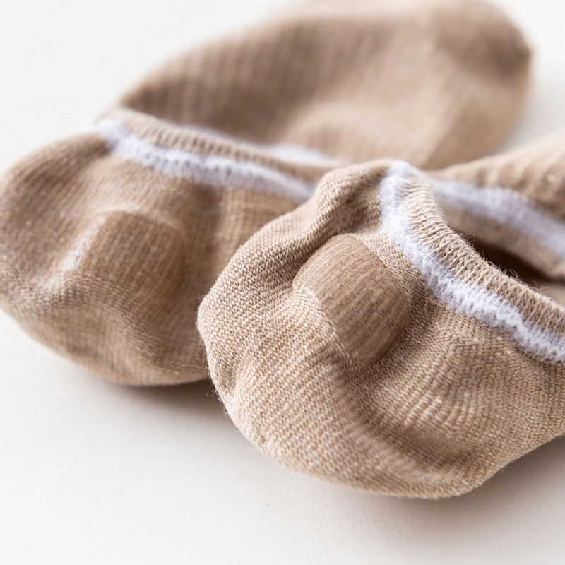 Japanese solid color Socks - 5 Pairs - Little Eudora