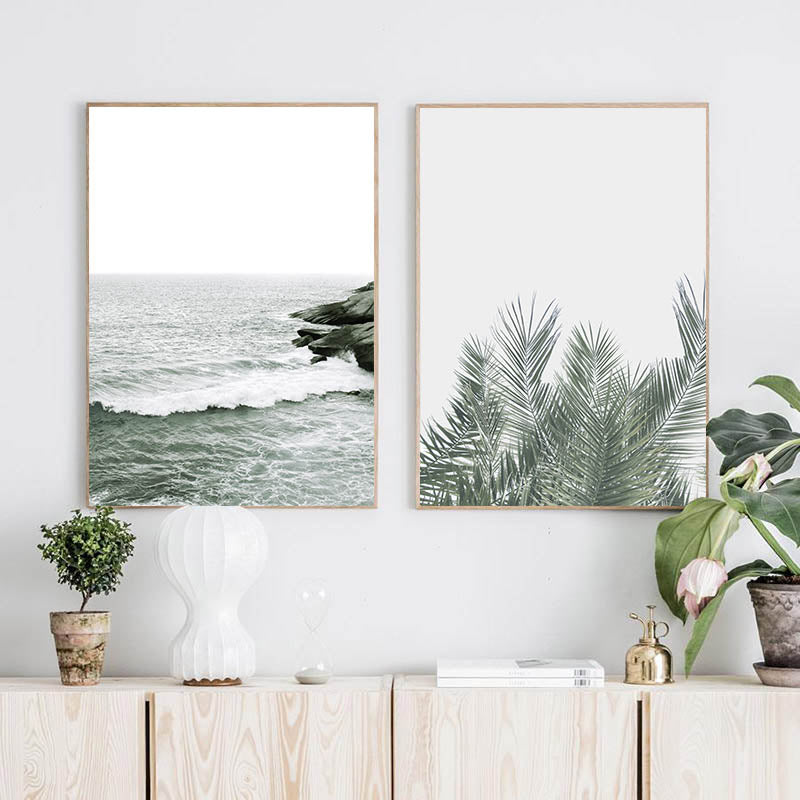 Motivational Quote Palm Tree Leaf Wall Art - Little Eudora