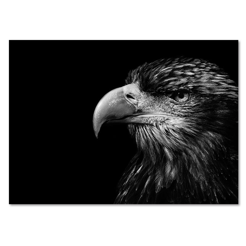Wildlife Africa Wild Animals Black White Wall Art - Little Eudora