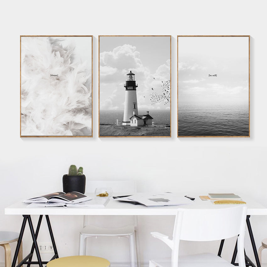 Lighthouse Landscape Wall Art - Little Eudora