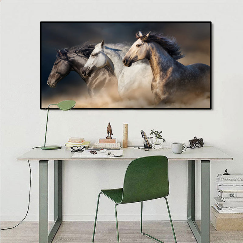 Three Running Horses Wall Art - Little Eudora