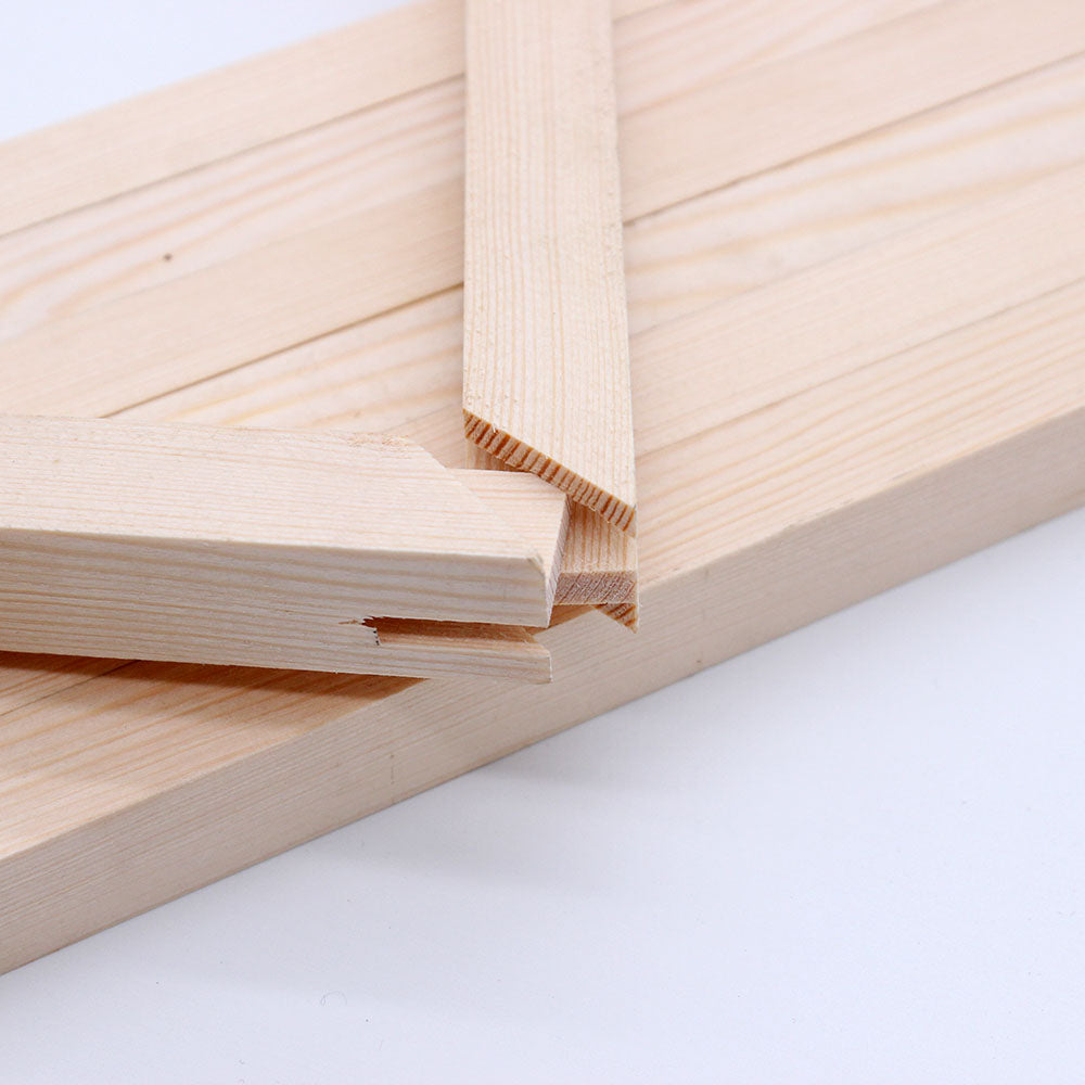 DIY Solid Frames For Canvas Picture - Little Eudora