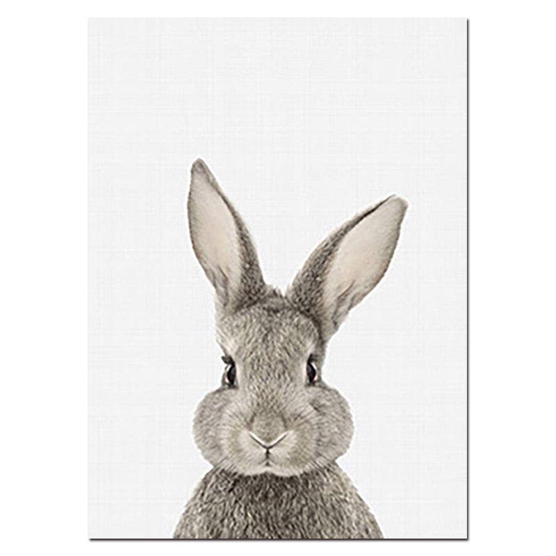 Nursery Animal Prints Cute Baby Animals - Little Eudora