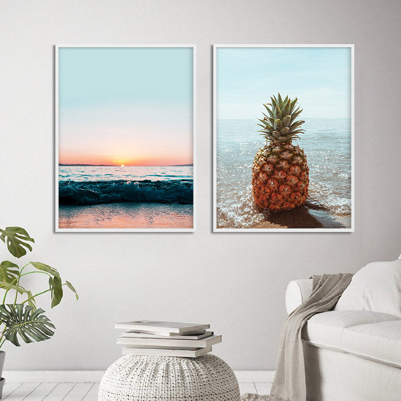 Nordic Ocean Bridge Pineapple Wall Art - Little Eudora