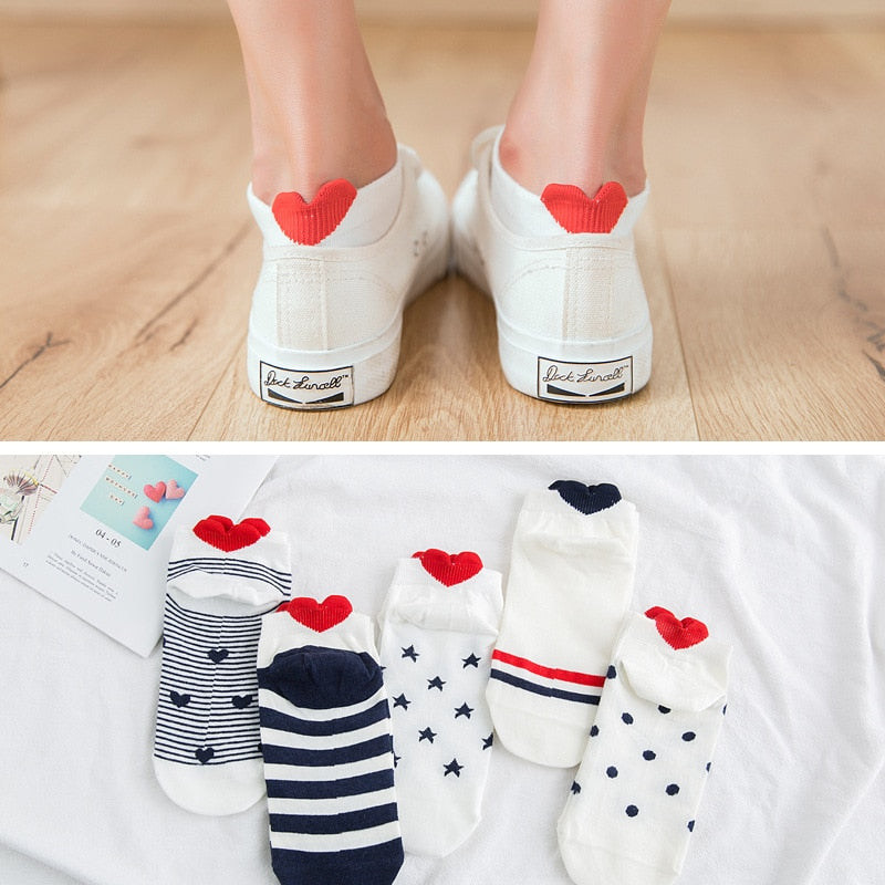 Cotton cartoon animals Socks - 5 Pairs - Little Eudora