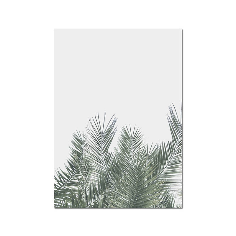 Motivational Quote Palm Tree Leaf Wall Art - Little Eudora