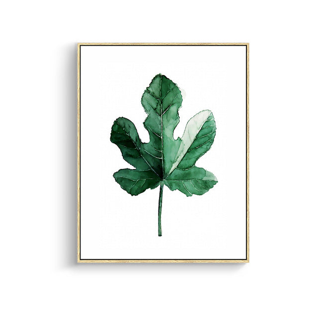 Tropical Plant Leaves Wall Art - Little Eudora