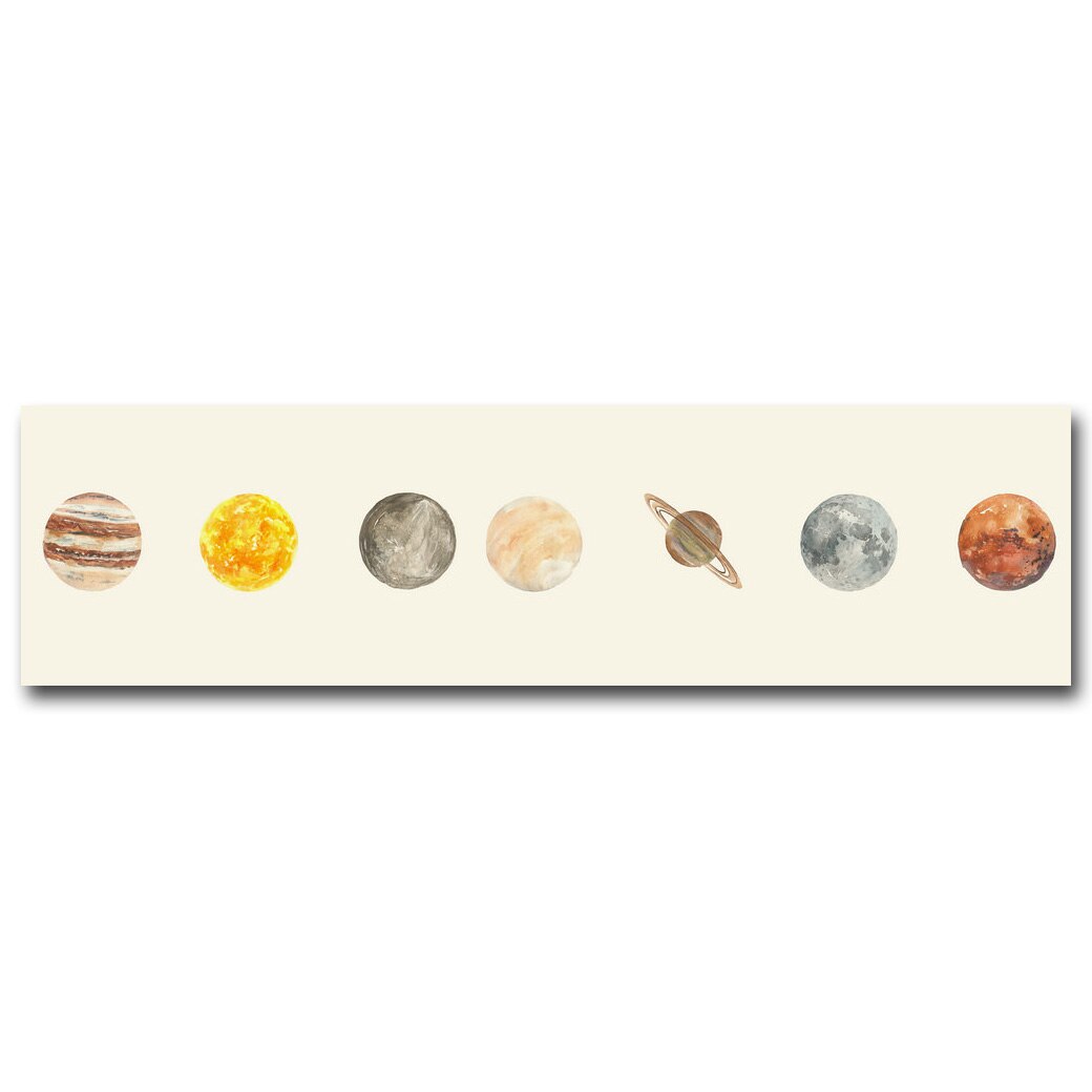 Solar System Outer Space Universe Planet Wall Art - Little Eudora