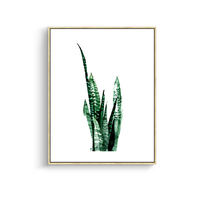 Tropical Plant Leaves Wall Art - Little Eudora