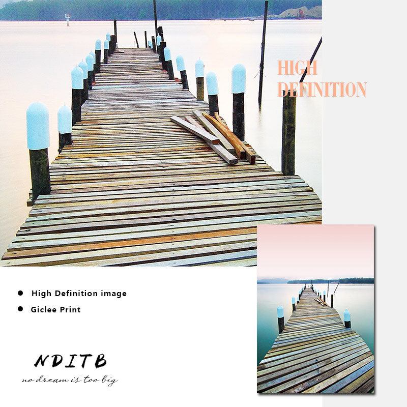 Nordic Ocean Bridge Pineapple Wall Art - Little Eudora