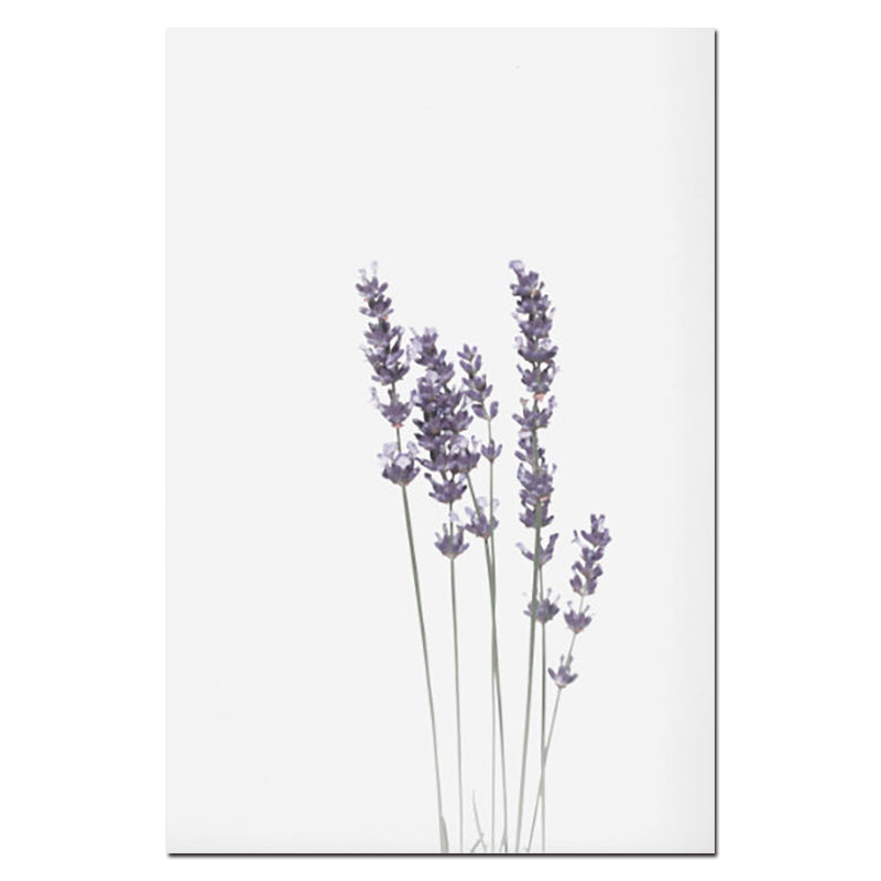 Watercolour Lavender Plant Wall Art - Little Eudora