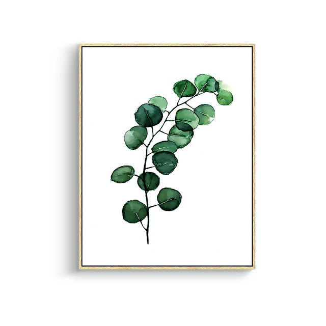 Tropical Plant Leaves Wall Art - Little Eudora