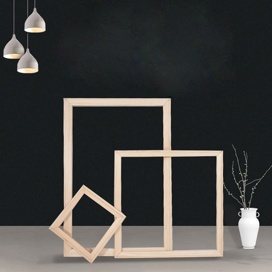 DIY Solid Frames For Canvas Picture - Little Eudora