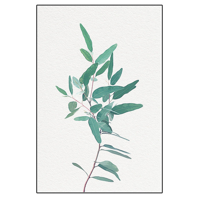 Australian Eucalyptus Watercolour Wall Art