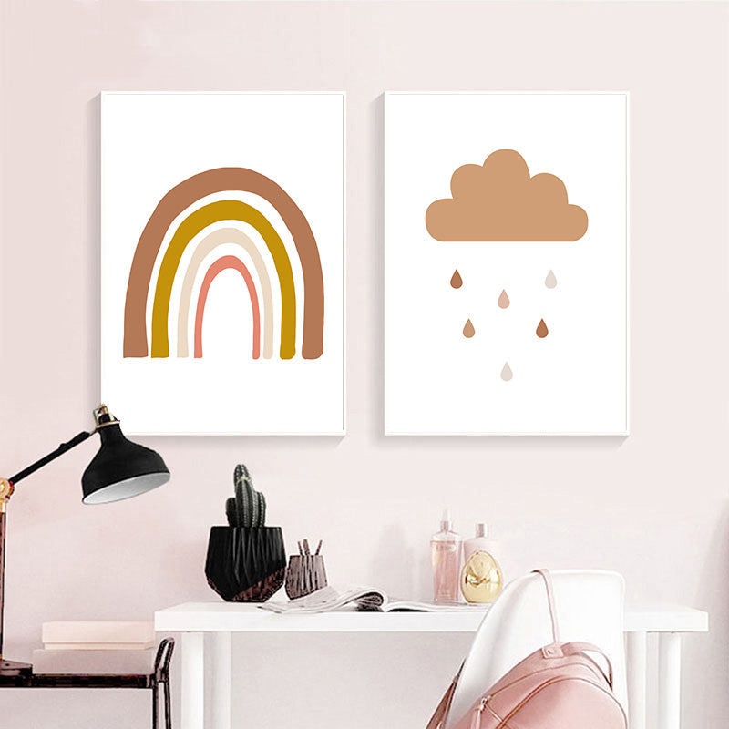 Abstract Rainbow Nursery Quotes - Little Eudora