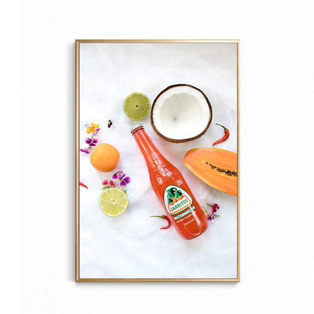 Fruit Vegetable Kitchen Wall Art - Little Eudora