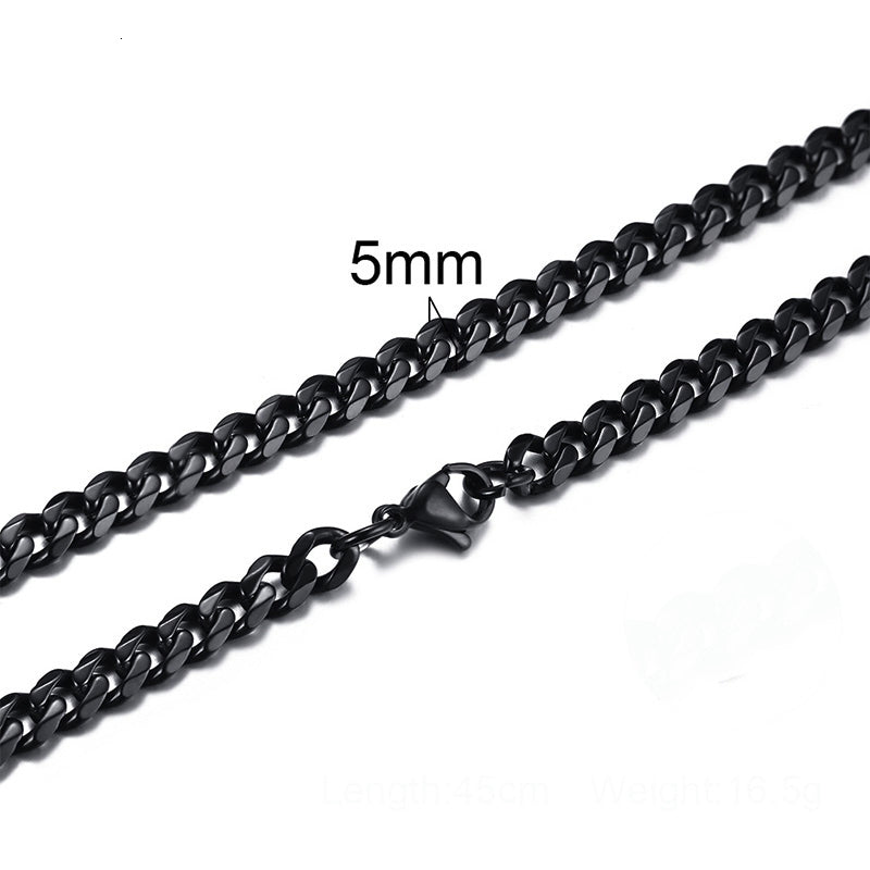 Elegant Mens Stainless Steel Necklace