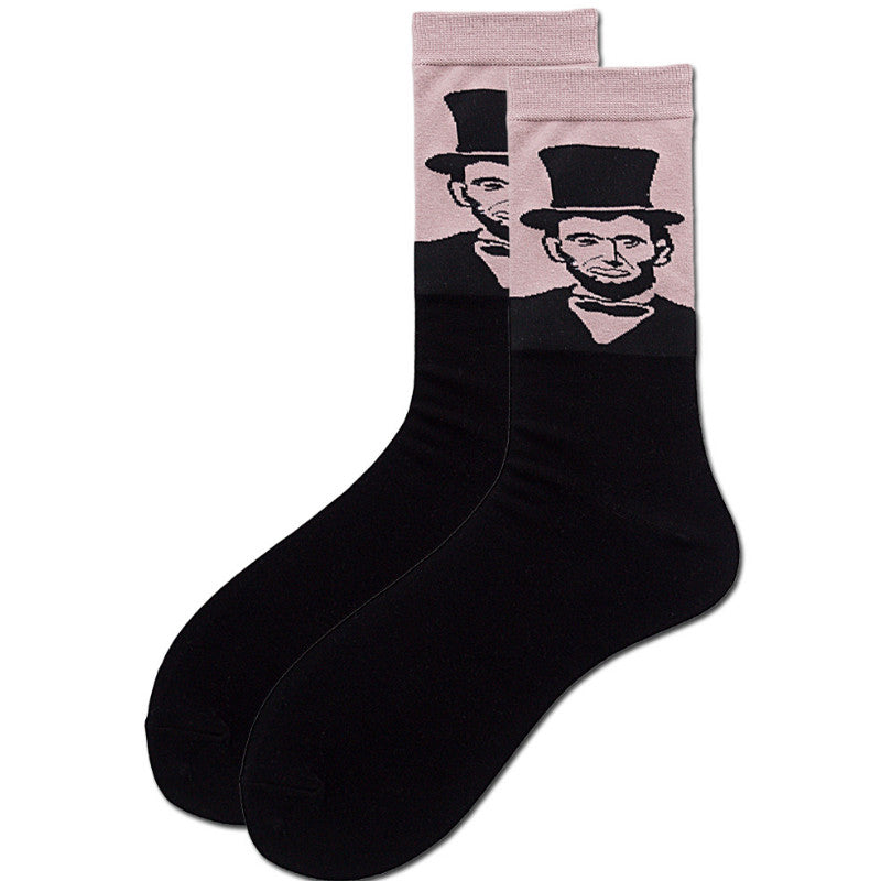Unisex Happy Fruits and Cartoon Socks - 1 Pair - Little Eudora