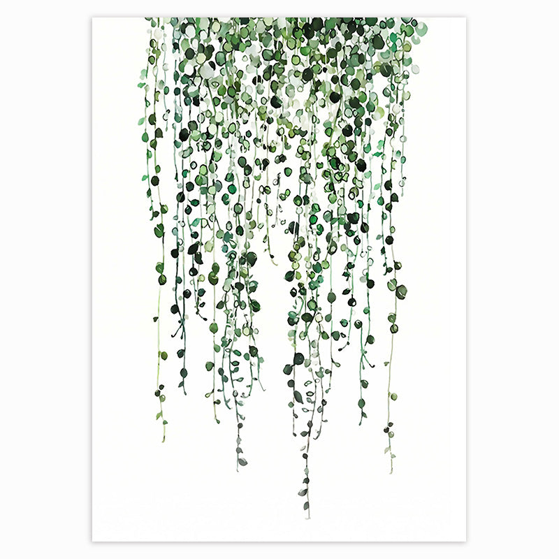 Tropical Plants Poster Green Leaves - Little Eudora