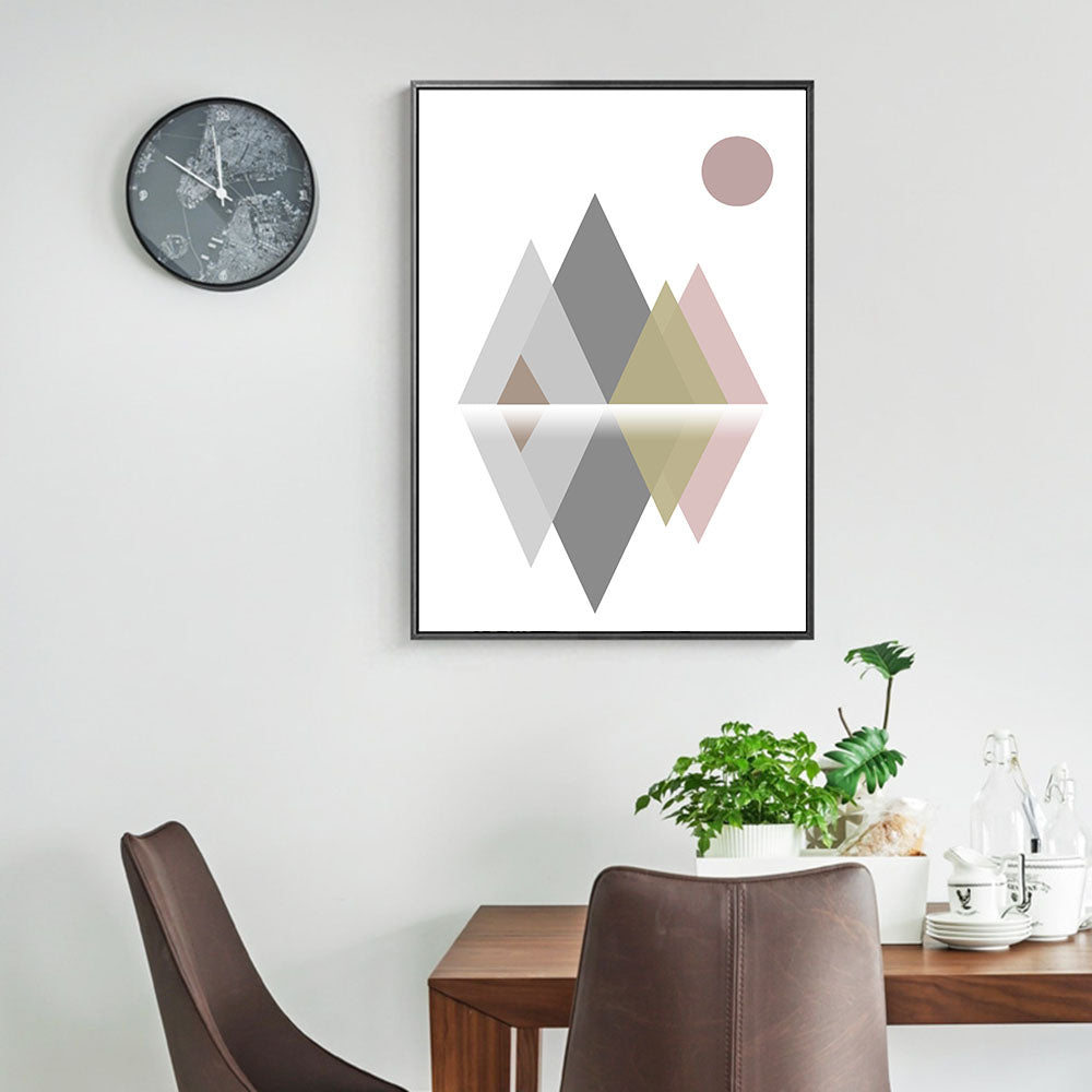 Geometric Abstract Art Wall - Little Eudora