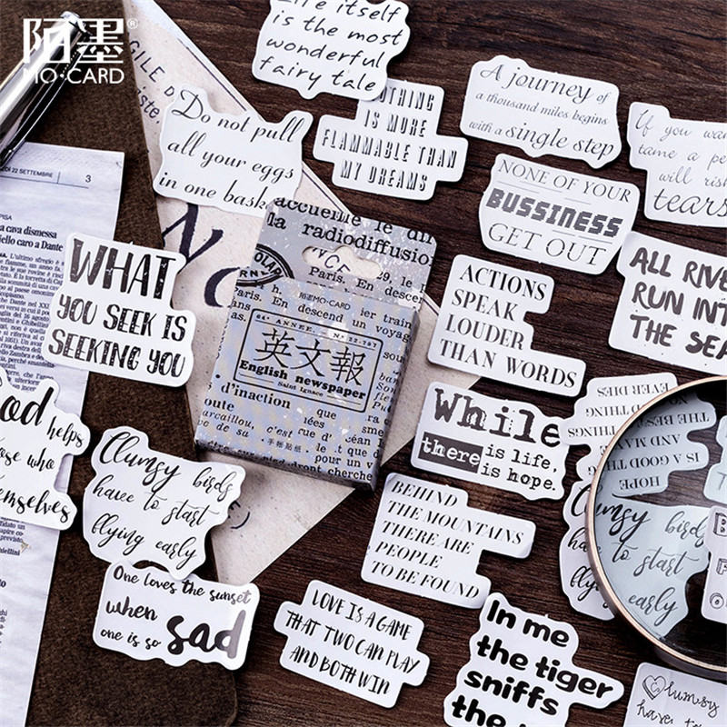 Stationery sticker 45pcs/box