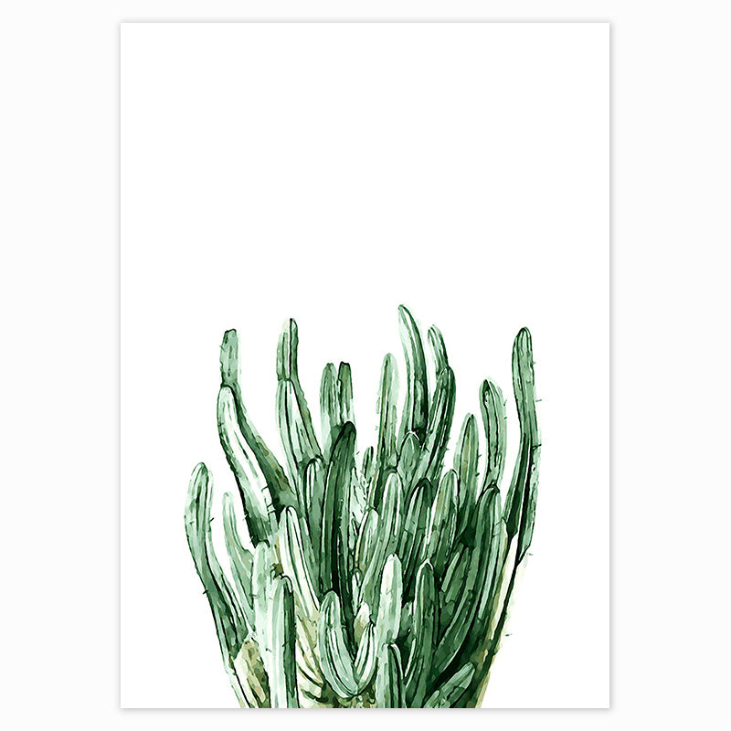 Tropical Plants Poster Green Leaves - Little Eudora