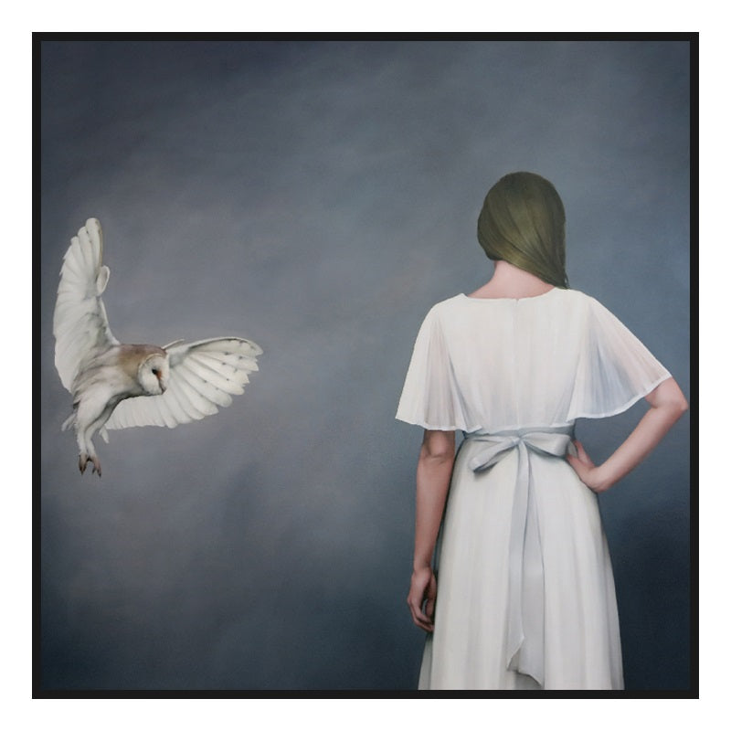 Home Decoration Feather Woman - Little Eudora