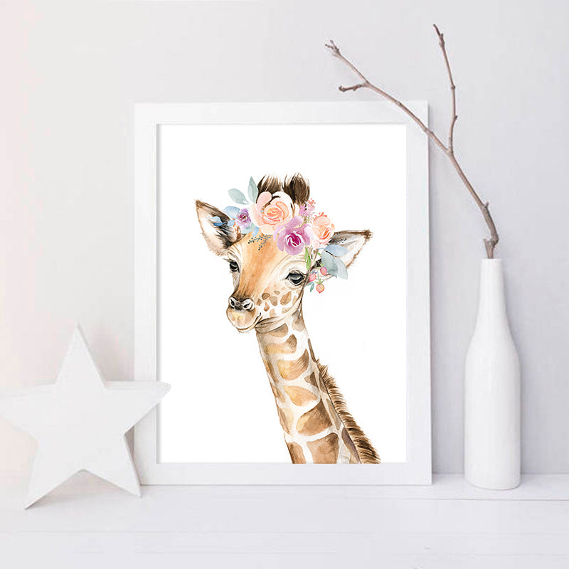 Lion Zebra Elephant Giraffe Nursery - Little Eudora