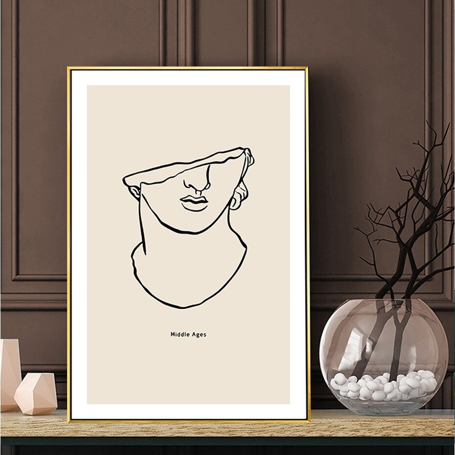 Abstract Geometric Canvas Wall Art - Little Eudora