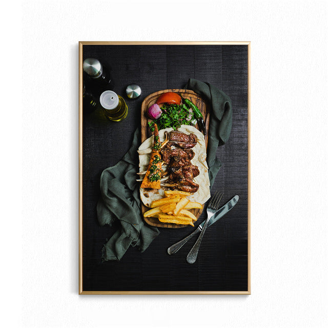 Fruit Vegetable Kitchen Wall Art - Little Eudora