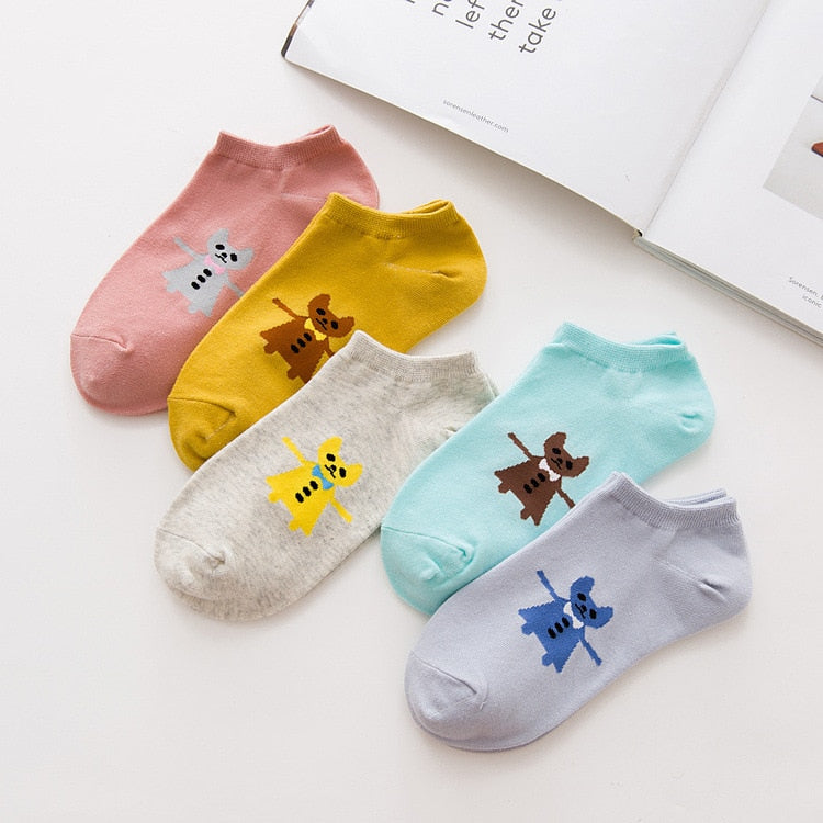 Cute face expressions Socks - 5 Pairs - Little Eudora