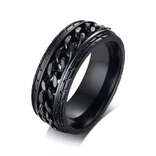 Stainless Steel Viking triangle love Ring vintage Hammer retro punk jewelry finger man engagement ring Boyfriend Gift OSR067