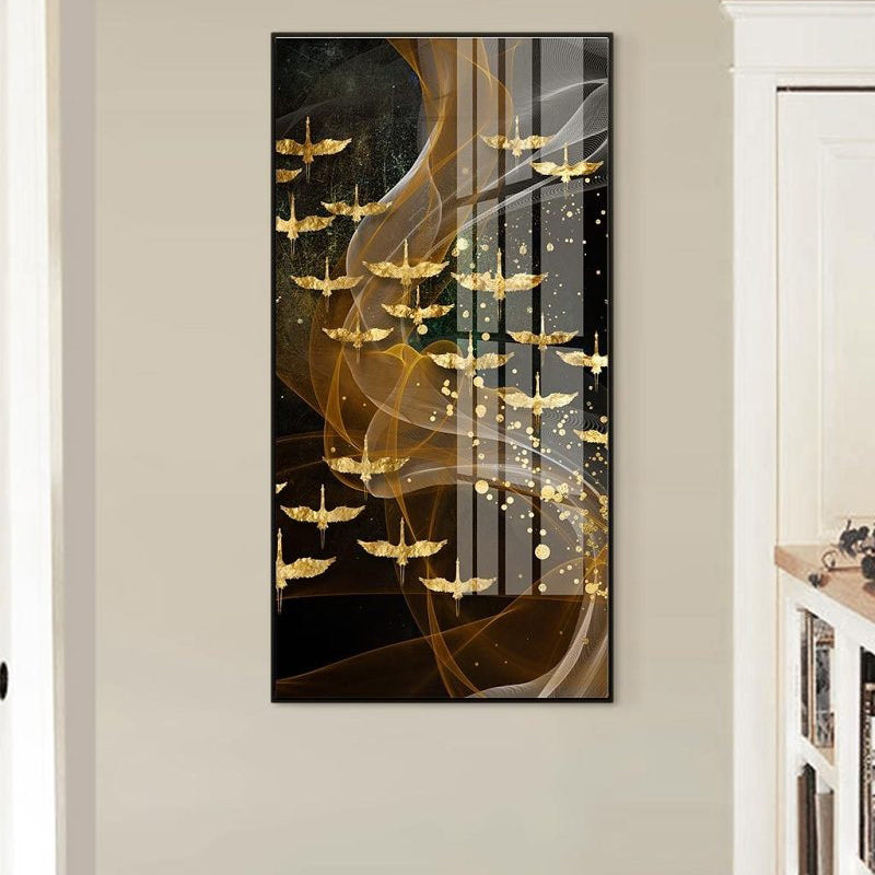 Golden Bird Wall Art - Little Eudora