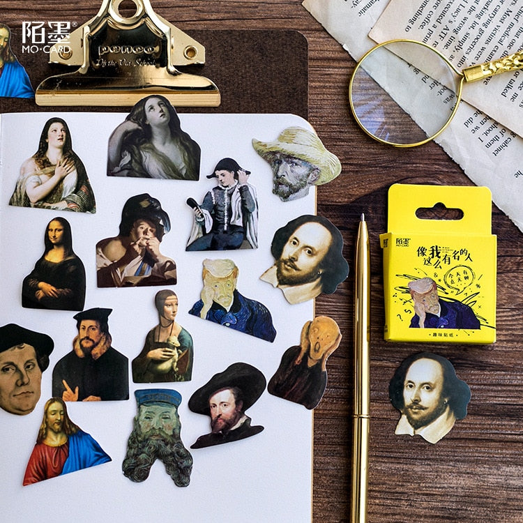 Stationery sticker 45pcs/box