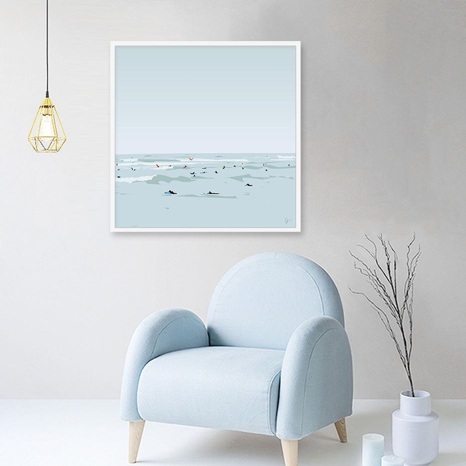Abastract Swimming in Sea Landscape - Little Eudora