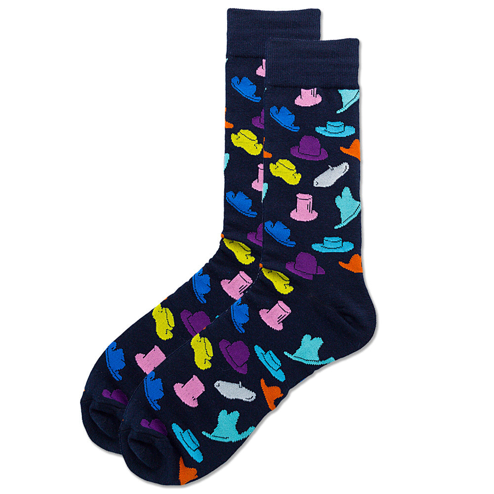Unisex Happy Fruits and Cartoon Socks - 1 Pair - Little Eudora
