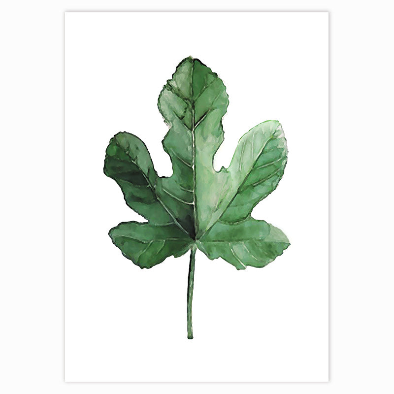 Tropical Plants Poster Green Leaves - Little Eudora
